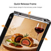 2x A2 Poster Stand - Double Sided Black With 32mm Heavy Duty Snap Frame