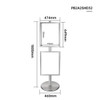2x A2 Poster Stand - Single Sided With 32mm Heavy Duty Snap Frame