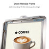 3x A3 Poster Stand - Double Sided With 32mm Heavy Duty Snap Frame