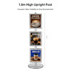 3x A3 Poster Stand - Double Sided With 32mm Heavy Duty Snap Frame