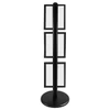 3x A3 Poster Stand- Single Sided Black With 32mm Heavy Duty Snap Frame