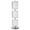 3x A3 Poster Stand- Single Sided With 32mm Heavy Duty Snap Frame