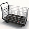600KG Plastic Platform Wire Meshtrolley