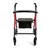 SectorCare LiteRoll Aluminium Rollator Walker - Red