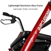 SectorCare LiteRoll Aluminium Rollator Walker - Red