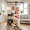 SectorCare GlideRoll Premium Rollator Walker - Champagne