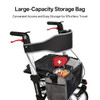 SectorCare GlideRoll Heavy Duty Rollator Walker - Black