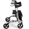 SectorCare ComfortRoll Rollator Walker with Backrest - Grey