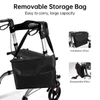SectorCare ComfortRoll Rollator Walker with Backrest - Grey
