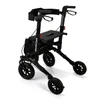 SectorCare TrailGlide Suspension Rollator Walker - Black