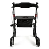 SectorCare TrailGlide Suspension Rollator Walker - Black