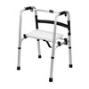 SectorCare Foldable Aluminium Walker with Detachable Seat