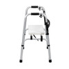 SectorCare Foldable Aluminium Walker with Detachable Seat