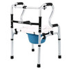 SectorCare 3-in-1 Folding Shower Chair, Commode and Walker – White