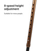 SectorCare Adjustable Quad Cane