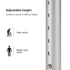 Height Adjustable Toilet Safety Frame with Large Suction Feet
