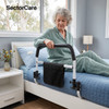 Folding Bed Rail with Safety Handle