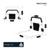 SectorCare Folding Bed Rail with Safety Handle