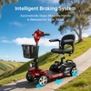 SectorCare Compact Mobility Scooter - Red