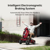 SectorCare Cruise LR Mobility Scooter 400W 180kg Capacity - Red