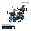 SectorCare Pro Mobility Scooter - Blue