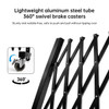 2m High Expandable Barrier – Black – 3.5m