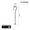 SectorCare Large Rubber Tip Adjustable Walking Cane – Bronze