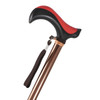 SectorCare Adjustable Walking Cane with TPR Grip – Bronze