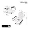 SectorCare Raised Toilet Seat with Flip-Up Armrests