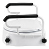 SectorCare Height-Adjustable Raised Toilet Seat with Flip-Up Armrests