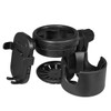 SectorCare 3-in-1 Rotating Cup & Phone Holder – Black
