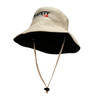 Safety Sector Reversible Wide Brim Bucket Hat 100% Cotton White Black