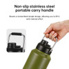 64oz Stainless Steel Vacuum Insulated Flask - Army Green