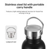 25oz Vacuum Insulated Stainless Steel Water Bottle – Black 