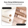 SectorCare Alternating Pressure Air Mattress Overlay with Pump Beige