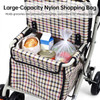 SectorCare Folding Shopping Rollator with Seat and Bag, Checked