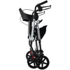 SectorCare Foldable 4 Wheel Rollator Walker with Seat 136kg White