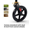 SectorCare Foldable 4 Wheel Rollator Walker with Seat 136kg Champagne