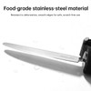 SectorCare Adaptive Knife with Palm Strap 20.9cm Serrated Blade Black