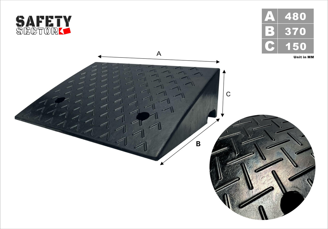 Rubber KerbRamp 150mm