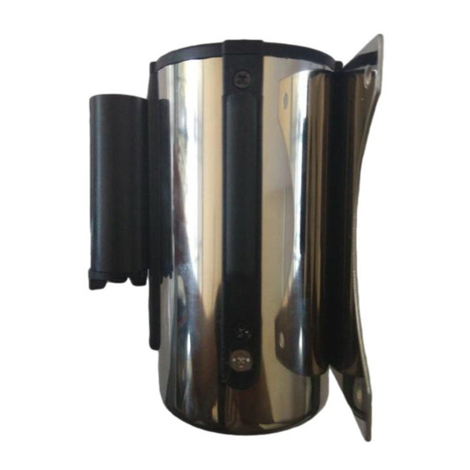 Wall Mounted Retractable Barrier - BLACK