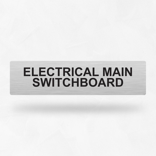 Statutory Sign - Electrical Main Switchboard Sign