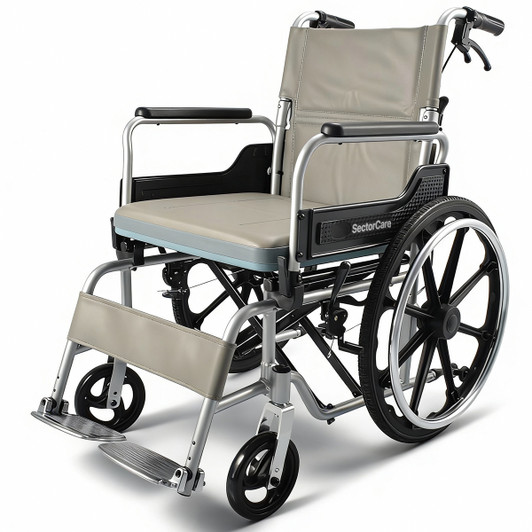 SectorCare Commode Wheelchair- Self Propelled
