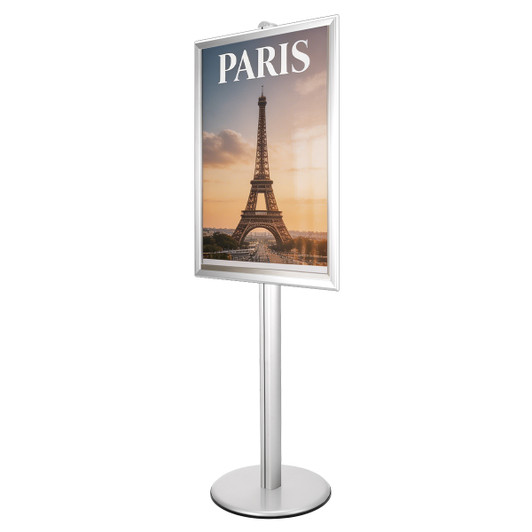 A1 Poster Stand- Single Sided With 32mm Heavy Duty Snap Frame
