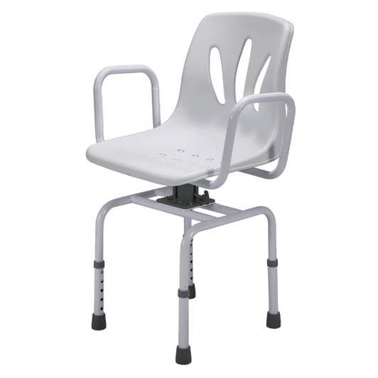 SectorCare 360° Swivel Shower Chair with Backrest and Handles