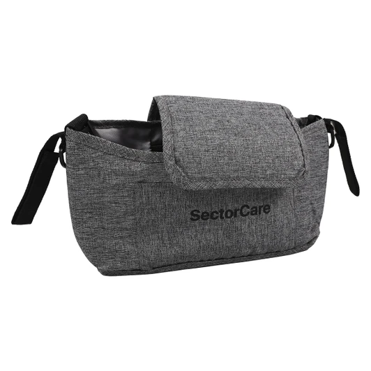SectorCare Wheelchair Organiser Bag with Shoulder Strap – Grey SectorCare Wheelchair Organiser Bag with Shoulder Strap – Grey