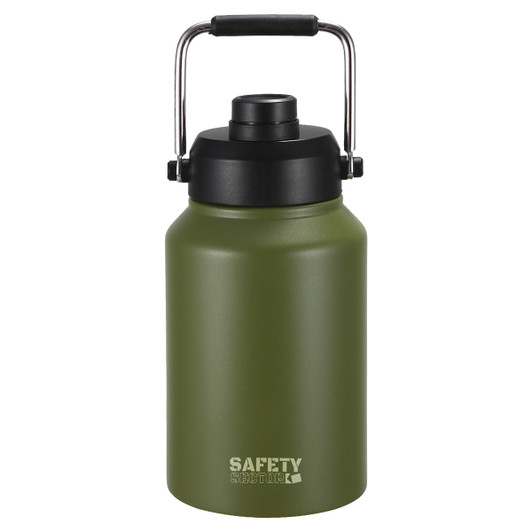 64oz Stainless Steel Vacuum Insulated Flask - Army Green