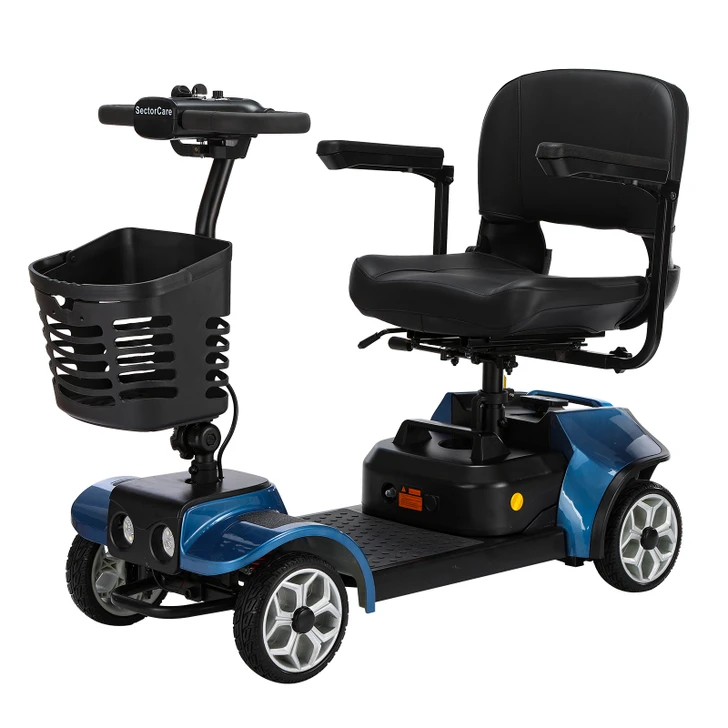 SectorCare Travel Mobility Scooter - Blue