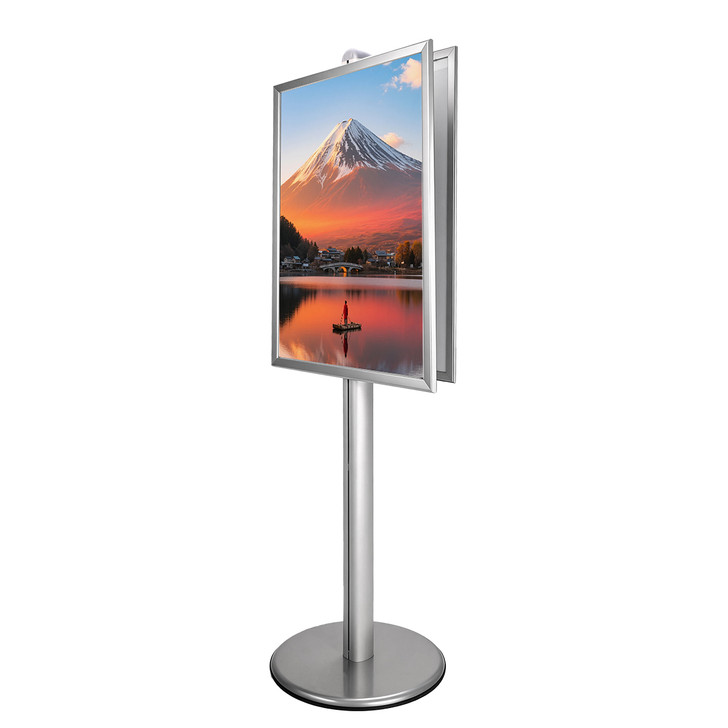 A1 Poster Stand- Double Sided With 32mm Heavy Duty Snap Frame