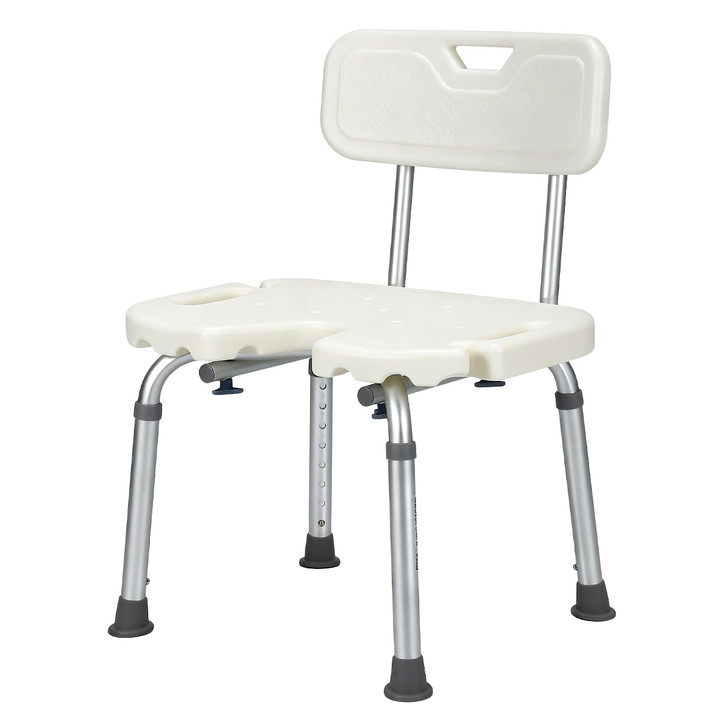 SectorCare U-Shaped Shower Chair with Backrest